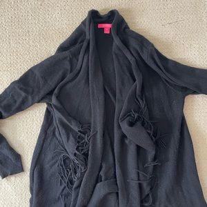 Lilly Pulitzer fringe sweater